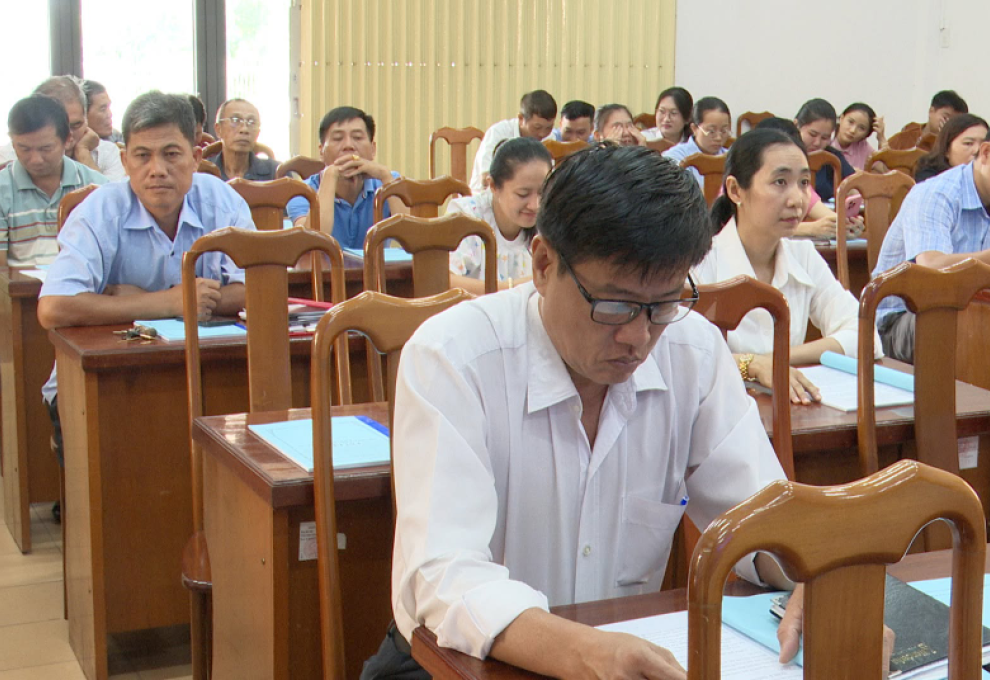 Xã Mỹ Hòa Hưng tổ chức Hội nghị phổ biến, giáo dục pháp luật đợt 1 năm 2026.